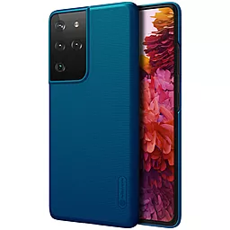Чехол Nillkin Matte для Samsung Galaxy S21 Ultra  Бирюзовый / Peacock blue