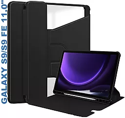 Чехол для планшета BeCover 360° Rotatable для Samsung Galaxy Tab S9, S9 FE 11.0" Black (710432) - фото Чехол для планшета BeCover 360° Rotatable для Samsung Galaxy Tab S9, S9 FE 11.0" Black (710432)