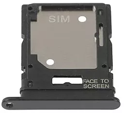 Держатель (лоток) Сим карты Xiaomi Redmi Note 12 Pro 4G и карты памяти Dual SIM Graphite Gray