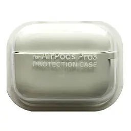 Силиконовый чехол NICHOSI для Apple Airpods Pro 3 White - фото Силиконовый чехол NICHOSI для Apple Airpods Pro 3 White