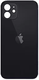 Задняя крышка корпуса Apple iPhone 12 mini (small hole) Black - фото Задняя крышка корпуса Apple iPhone 12 mini (small hole) Black