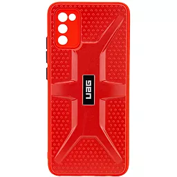 Чехол UAG TPU+PC Samsung A025 Galaxy A02s  Red