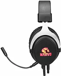 Навушники Marvo HG9052 Red-LED 7.1 Black (HG9052) - мініатюра 3