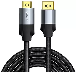 Відеокабель Display Port - HDMI v2.0 4k 60hz 2m black (CAKSX-I0G) Baseus - фото Відеокабель Display Port - HDMI v2.0 4k 60hz 2m black (CAKSX-I0G) Baseus