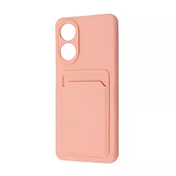 Чехол Wave Colorful Pocket для Oppo A17 Pale Pink