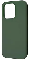 Чохол Wave Full Silicone Cover для Apple iPhone 15 Pine Green