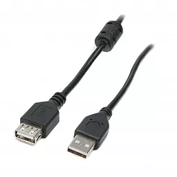 Шлейф (Кабель) Maxxter USB 2.0 AM - USB 2.0 AF 1м (UF-AMAF-1M)