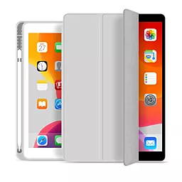 Чехол для планшета BeCover Tri Fold Soft TPU с креплением Apple Pencil для Apple iPad 10.2" 7 (2019), 8 (2020), 9 (2021) Gray (706744)