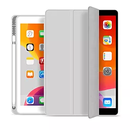 Чехол для планшета BeCover Tri Fold Soft TPU с креплением Apple Pencil для Apple iPad 10.2" 7 (2019), 8 (2020), 9 (2021) Gray (706744) - фото Чехол для планшета BeCover Tri Fold Soft TPU с креплением Apple Pencil для Apple iPad 10.2" 7 (2019), 8 (2020), 9 (2021) Gray (706744)