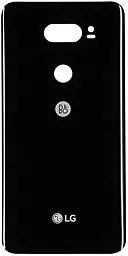 Задняя крышка корпуса LG V30 H930 Original Aurora Black - фото Задняя крышка корпуса LG V30 H930 Original Aurora Black