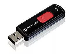 Флешка Transcend JetFlash 500 4Gb (TS4GJF500) Black/red - фото Флешка Transcend JetFlash 500 4Gb (TS4GJF500) Black/red