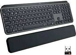 Клавиатура Logitech MX Keys Plus Advanced Wireless Illuminated Keyboard with Palm Rest Graphite (920-009416) - фото Клавиатура Logitech MX Keys Plus Advanced Wireless Illuminated Keyboard with Palm Rest Graphite (920-009416)