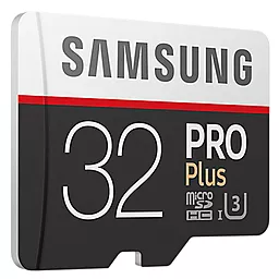 Карта памяти Samsung microSDHC 32GB Pro Plus Class 10 UHS-I U3 (MB-MD32GA/RU) - миниатюра 2