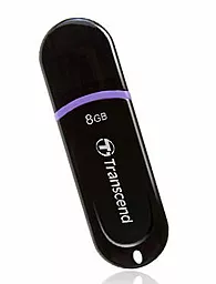 Флешка Transcend JetFlash 300 8Gb (TS8GJF300) Black/purple - фото Флешка Transcend JetFlash 300 8Gb (TS8GJF300) Black/purple