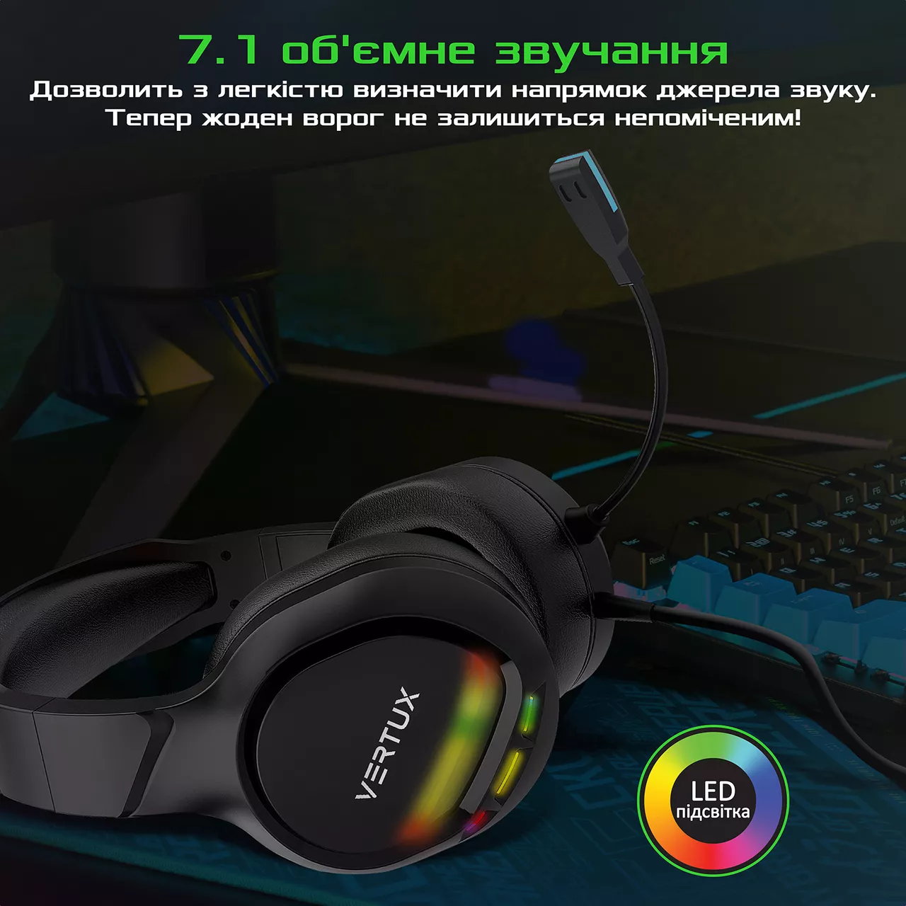 Наушники Vertux Tokyo Blue - фото 9