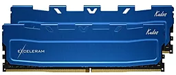Оперативная память Exceleram DDR4 16GB (2x8GB) 3200MHz Kudos (EKBLUE4163222AD) Blue