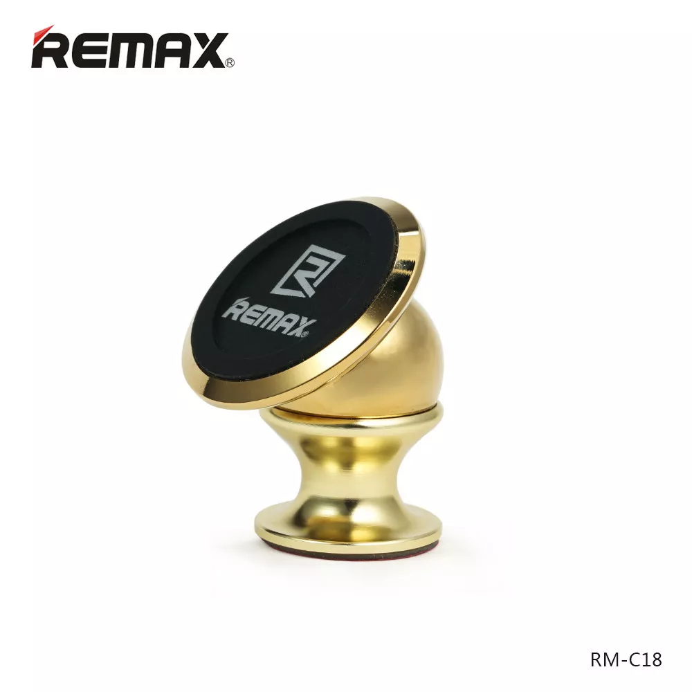 Держатель магнитный Remax RM-C18 Magnetic Gold - фото 2