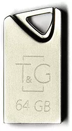 Флешка T&G Metal Series 64GB USB 2.0 (TG109-64G) Silver - фото Флешка T&G Metal Series 64GB USB 2.0 (TG109-64G) Silver