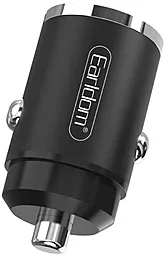 Автомобильное зарядное устройство Earldom ES-CC3 20w PD/QC3.0 USB-C/USB-A ports car charger black - фото Автомобильное зарядное устройство Earldom ES-CC3 20w PD/QC3.0 USB-C/USB-A ports car charger black
