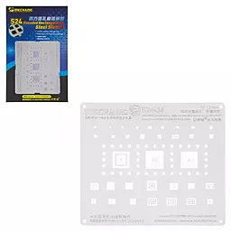 BGA трафарет (для реболлинга) Mechanic S24-34 exynos 3470/7580/7880 CPU - фото BGA трафарет (для реболлинга) Mechanic S24-34 exynos 3470/7580/7880 CPU