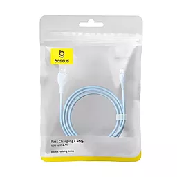 Кабель Baseus Pudding Series USB-A - Lightning 12w 2.4a 2м cable Blue - мініатюра 5 Кабель Baseus Pudding Series USB-A - Lightning 12w 2.4a 2м cable Blue - мініатюра 5