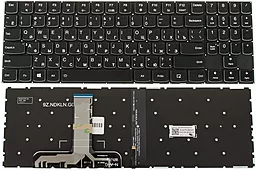 Клавиатура для ноутбука Lenovo Legion Y530-15 с подсветкой клавиш (white bezzel) без рамки Original Black