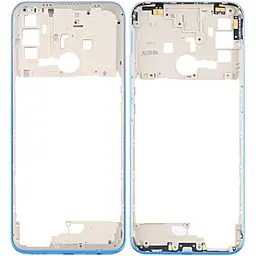 Рамка корпуса Oppo A53 4G 2020 / A53s / A32 / A33 2020 Blue - фото Рамка корпуса Oppo A53 4G 2020 / A53s / A32 / A33 2020 Blue