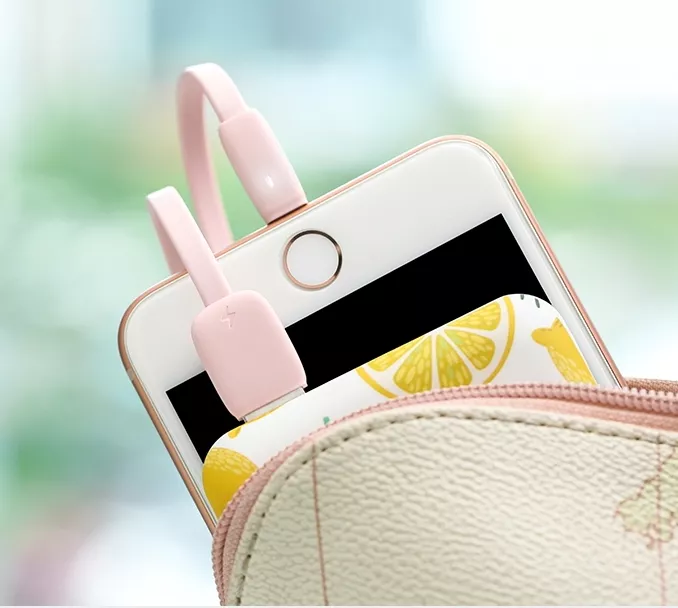 Кабель Usams U6 Candy USB-A - Lightning 10w 1.2м cable Pink - фото 5