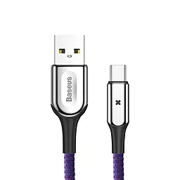 Кабель USB Baseus X-Type Light 3A USB Type-C Cable Purple (CATXD-A05)