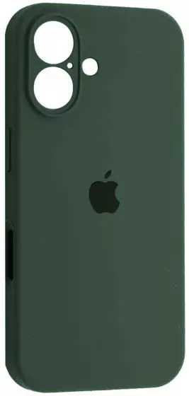 Чехол Silicone Case Full Camera для Apple iPhone 16 Pine Green - фото 1