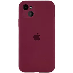 Чехол Silicone Case Full Camera for Apple IPhone 13 Plum