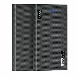 Повербанк Hoco B36 Wooden 13000 mAh Gray cell pattern - фото Повербанк Hoco B36 Wooden 13000 mAh Gray cell pattern