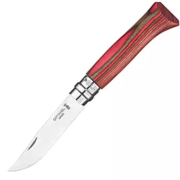 Нож Opinel №8 VRI Luxury Range Laminated Red (002390) - фото Нож Opinel №8 VRI Luxury Range Laminated Red (002390)