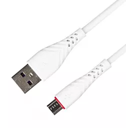 Кабель USB SkyDolphin S02V micro USB Cable White - миниатюра 2