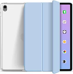 Чохол для планшету BeCover Tri Fold Soft для Apple iPad Air 10.9" 2020, 2022, iPad Pro 11" 2018 Light Blue (705507) - фото Чохол для планшету BeCover Tri Fold Soft для Apple iPad Air 10.9" 2020, 2022, iPad Pro 11" 2018 Light Blue (705507)
