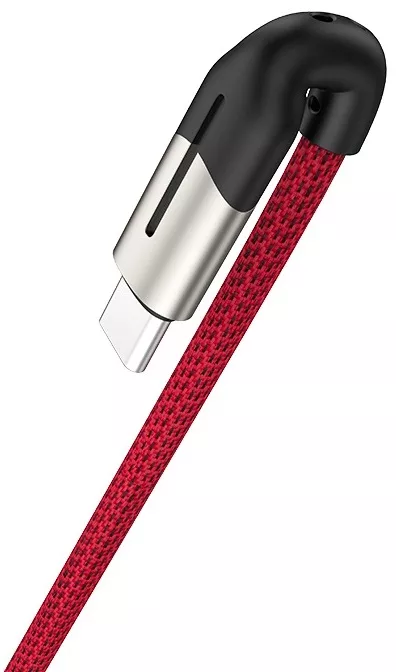 Кабель Hoco U68 Gusto USB-A - Type-C 25w 5a 1.2м cable Red - фото 4