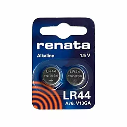 Батарейки Renata 1154 / LR44 Alkaline 2шт - фото Батарейки Renata 1154 / LR44 Alkaline 2шт
