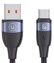 Кабель Usams U85 USB-A - Type-C 66w 6a 1.2м Huawei SCP cable Black (SJ630USB01) - фото Кабель Usams U85 USB-A - Type-C 66w 6a 1.2м Huawei SCP cable Black (SJ630USB01)