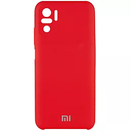 Чохол Epik Silicone Cover Full Camera (AAA) Xiaomi Redmi Note 10, Note 10s Red