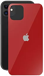 Защитное стекло 1TOUCH Back Glass Apple iPhone 11 Red