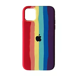 Чохол Epik Silicone Case Full для Apple iPhone 11 Rainbow 2