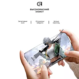 Захисне скло ArmorStandart Full Glue HD для Samsung A037 Galaxy A03s  Black (ARM59829) - мініатюра 2