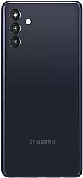 Задняя крышка корпуса Samsung Galaxy M13 M135 (2022) со стеклом камеры Black - фото Задняя крышка корпуса Samsung Galaxy M13 M135 (2022) со стеклом камеры Black
