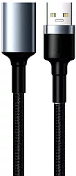 USB удлинитель Baseus Cafule Cable USB 3.0 2A M-F Dark Gray (CADKLF-B0G) - миниатюра 2