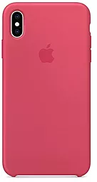 Чехол Silicone Case PB для Apple iPhone XS Max Hibiscus - фото Чехол Silicone Case PB для Apple iPhone XS Max Hibiscus