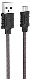 USB Кабель Borofone BX52 2.4A micro USB Cable Black