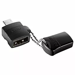 Флешка Apacer A610 8GB OTG USB 2.0 Black A610 (AP8GA610PB-1)