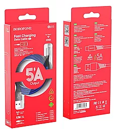 Кабель Borofone BU13 USB-A - Type-C 25w 5a 1.2м cable Black - миниатюра 6 Кабель Borofone BU13 USB-A - Type-C 25w 5a 1.2м cable Black - миниатюра 6