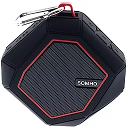 Колонки акустические SOMHO S329 Black/Red
