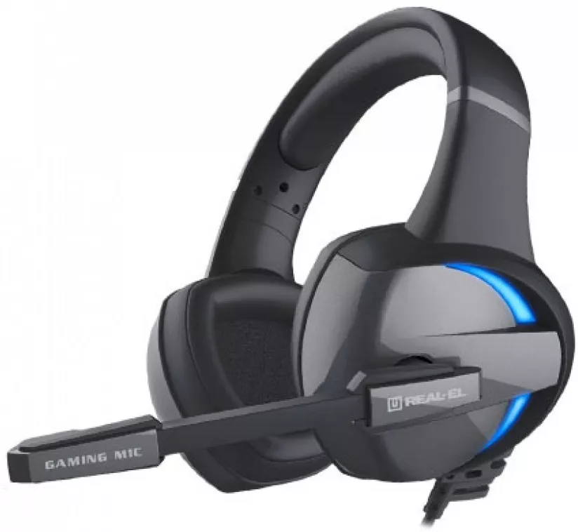 Навушники REAL-EL GDX-7620 Black - фото 1